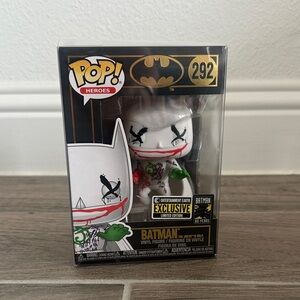 Funko Pop! Heroes: Batman Exclusive White and Green Vinyl Figure